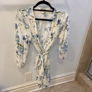 Yumi Kim Blue Floral Women's Robe